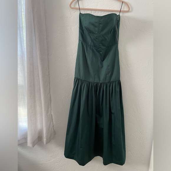 Zara Topstitched Midi Dress - Picture 7 of 17